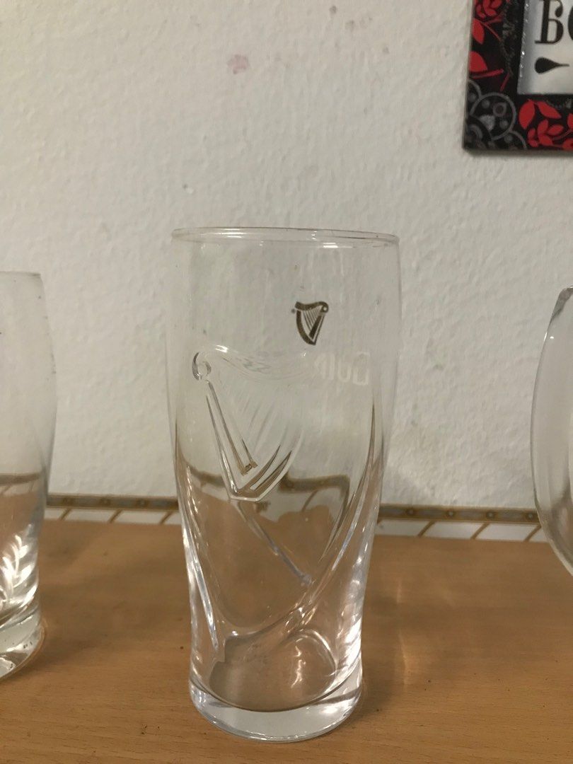 Glassware Heineken/Tiger/Guinness/Kilkenny, Hobbies & Toys