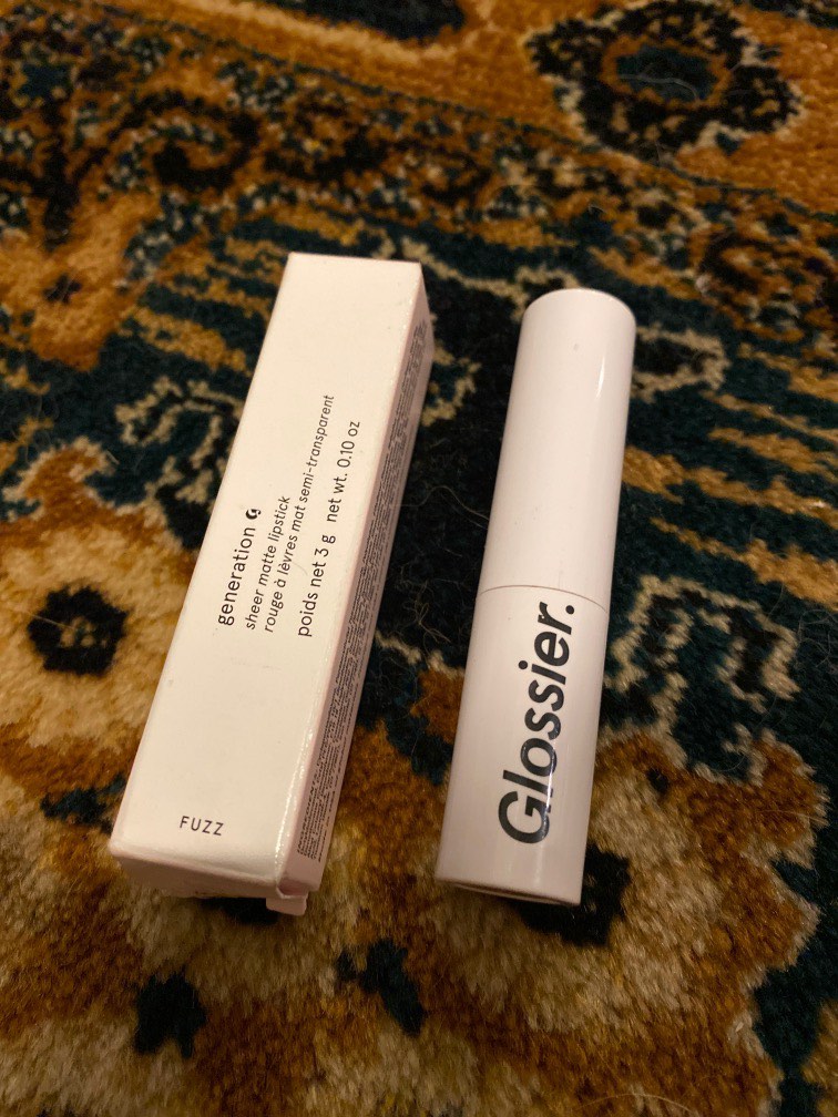 Glossier Generation G lipstick in Fuzz, Beauty & Personal Care, Face ...