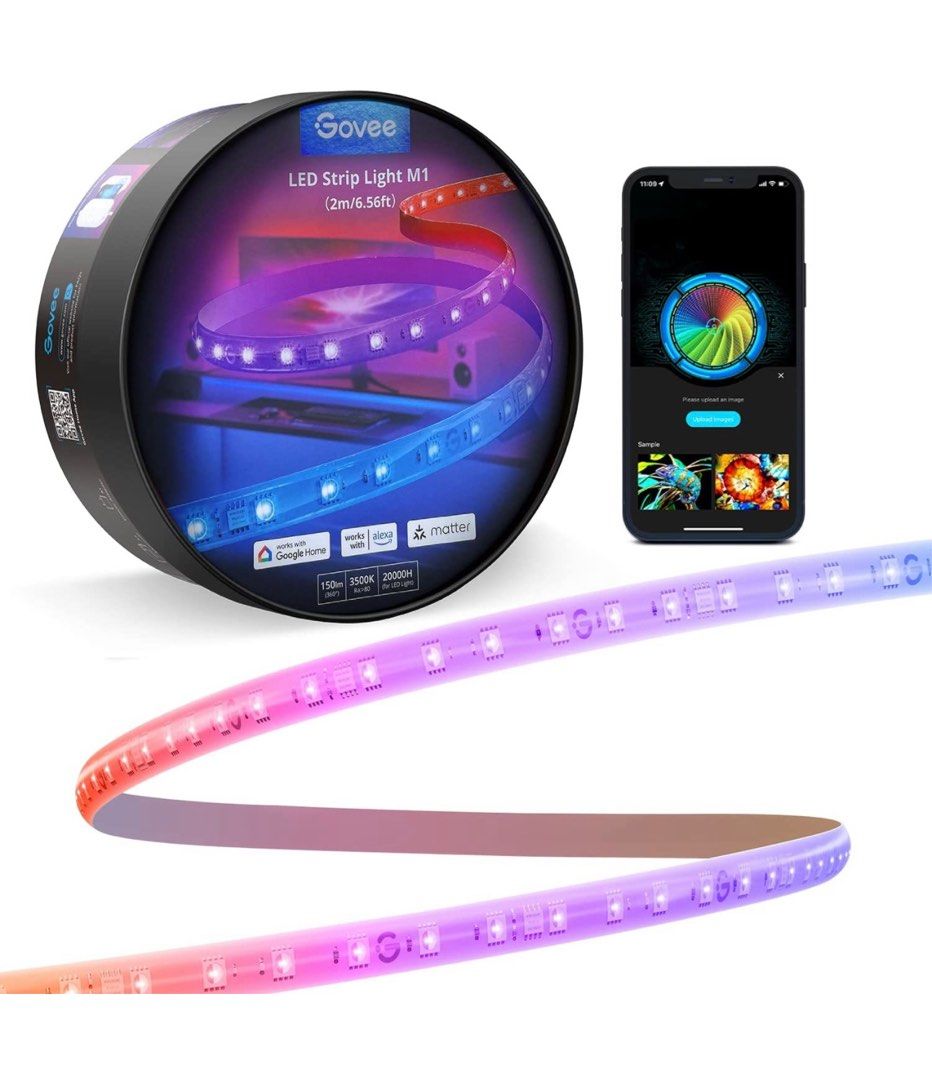 Govee Smart LED Strip Lights, 10M WiFi LED Light Strip Alexa