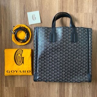 New Limited edition Goyard Cap Vert Crossbody Bag, Jet Black, Rare