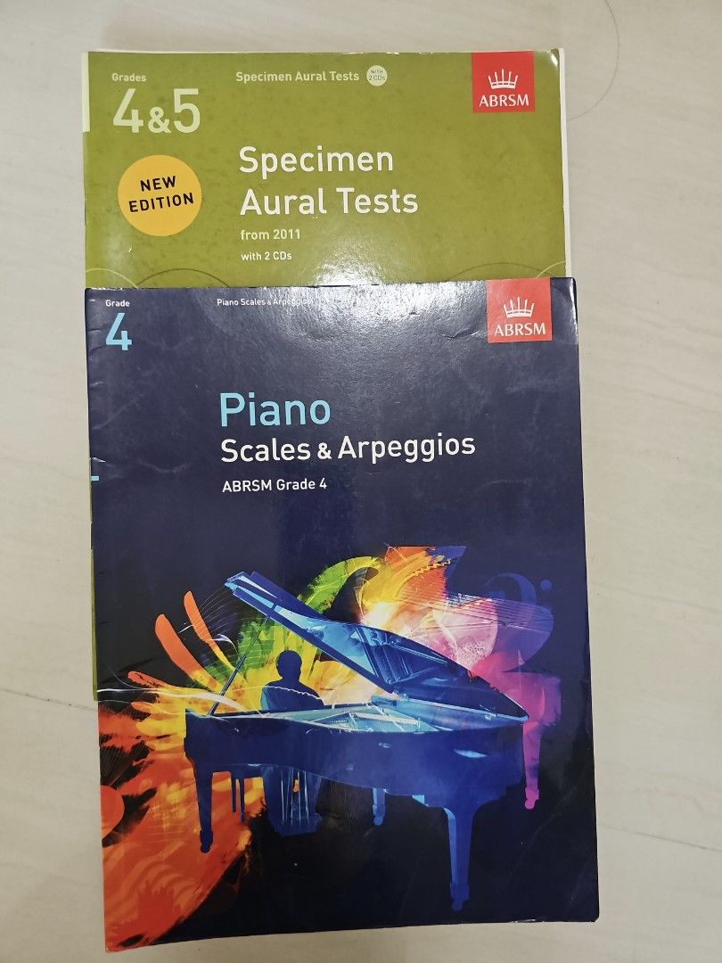 GRADE 4 Aural tests and Scales books, Hobbies & Toys, Music & Media ...
