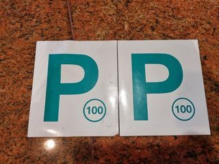 Green P magnetic plates x 2