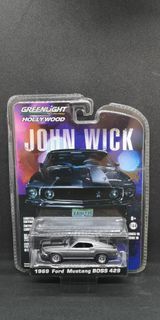 Greenlight Collectibles Hollywood John Wick 1969 Ford Mustang BOSS 429