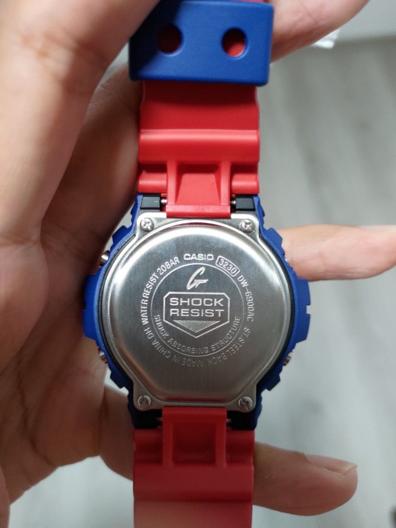G Shock Captain America DW 6900AC 2DR Men s Fashion Watches