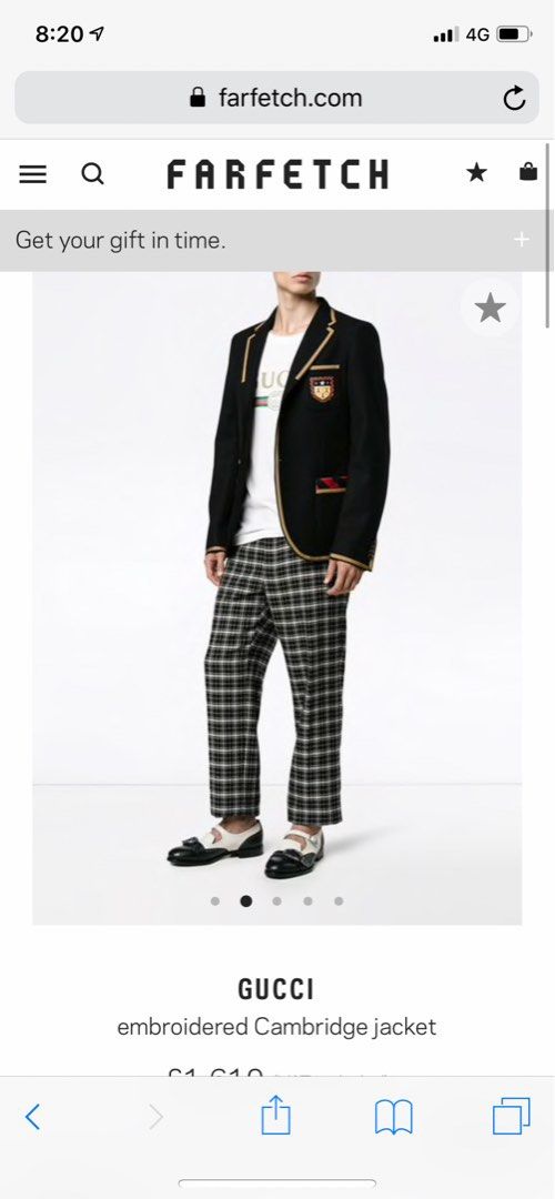 Gucci online cambridge jacket