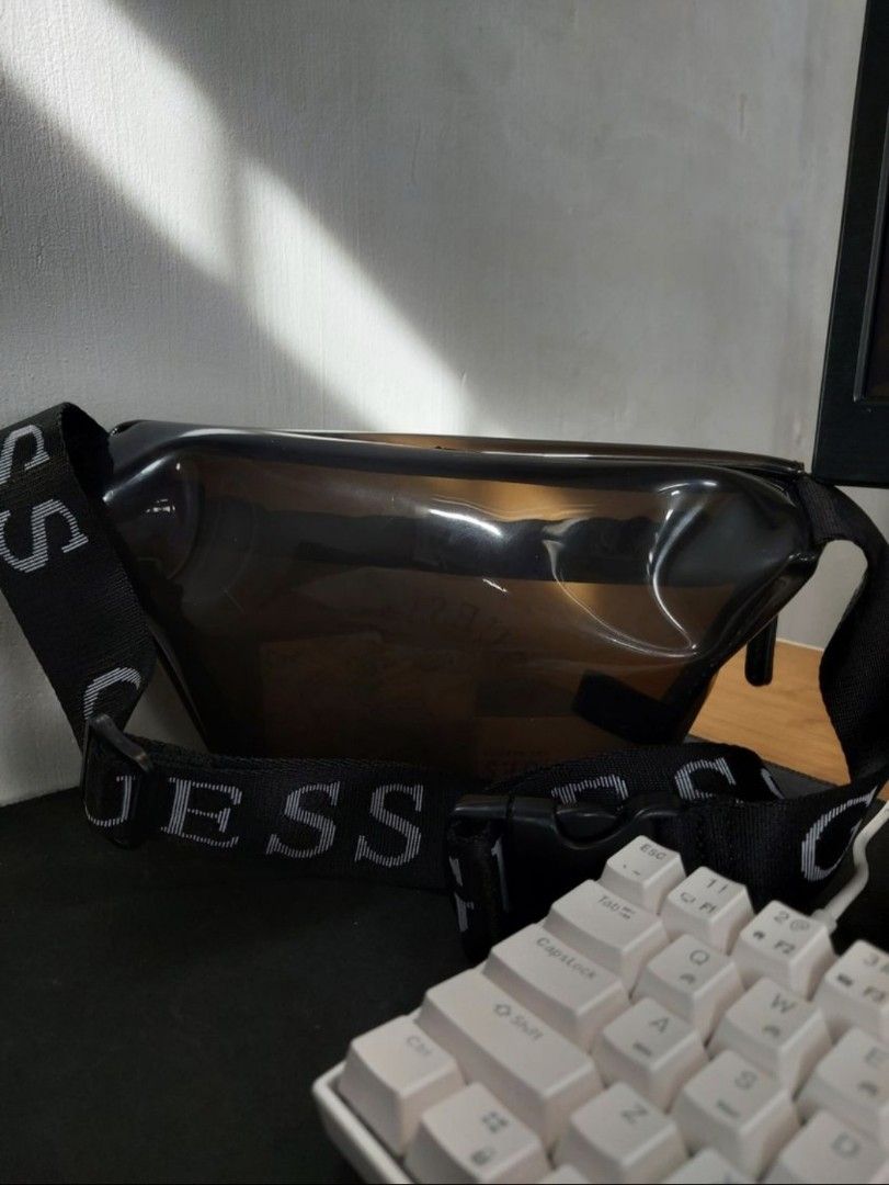 Guess clear sales vault bum bag