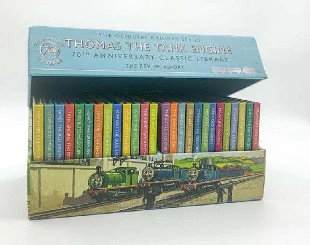 Hardcover)　Thomas　Limited　the　on　Edition　Tank　Engine　Set),　70th　Carousell　Anniversary　(26　Books　Books　Box　Hobbies　Toys,　Magazines,　Children's　Books