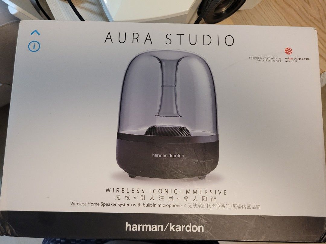 kan opfattes Tilskyndelse Vulkan Harman Kardon Aura Studio 1 with box bluetooth speaker 藍牙喇叭, 音響器材,  Soundbar、揚聲器、藍牙喇叭、耳擴- Carousell
