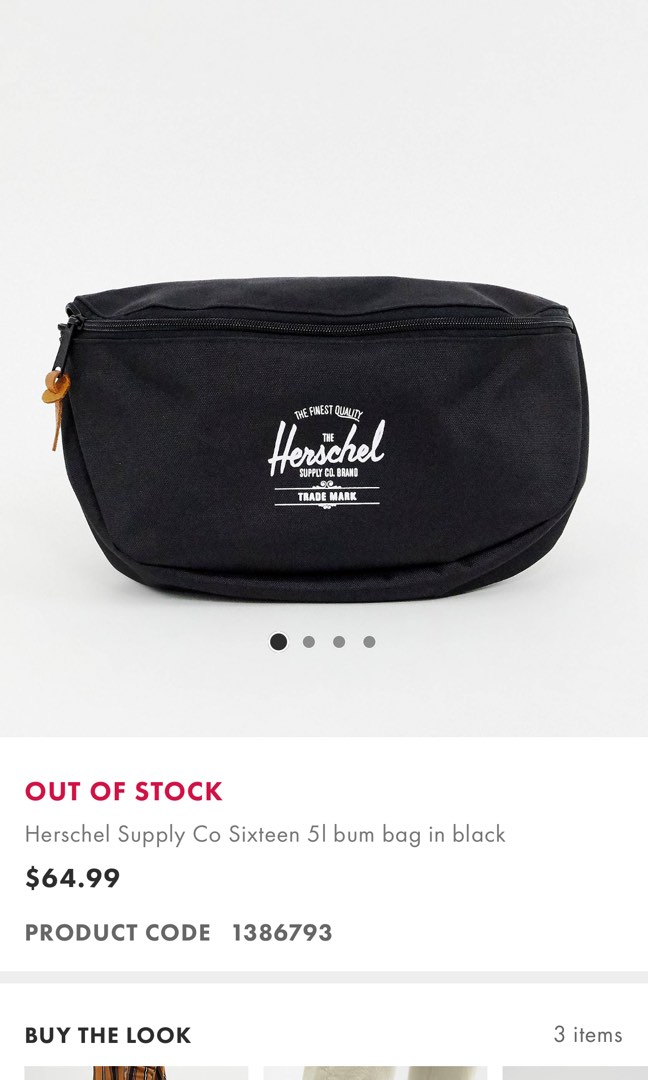 Herschel Bum Bag, Men's Fashion, Bags, Sling Bags on Carousell