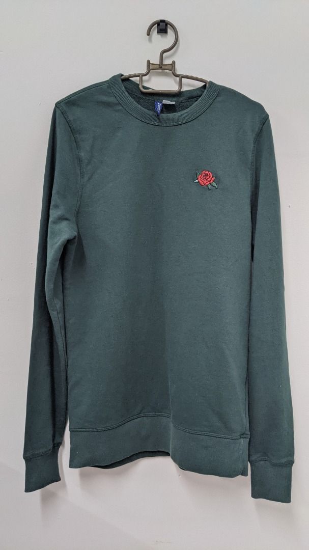 H&m deals rose sweatshirt