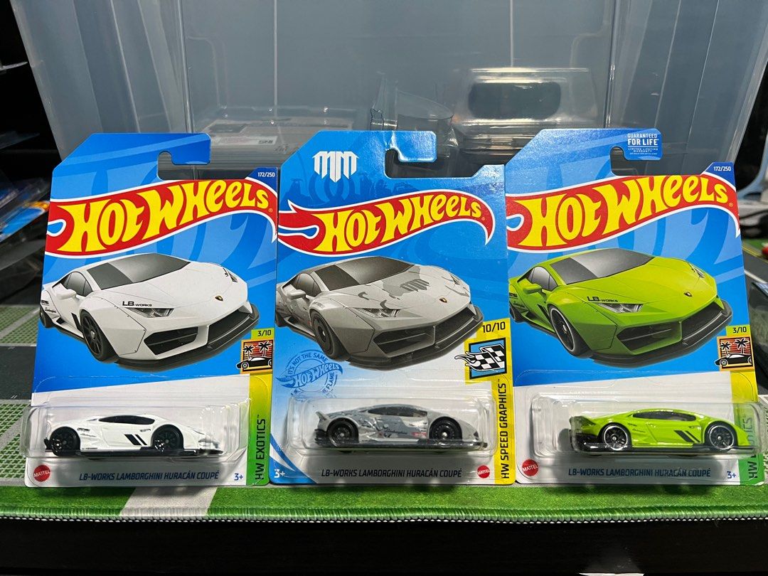 Hotwheels LBWK Huracan Lot, Hobbies & Toys, Toys & Games on Carousell