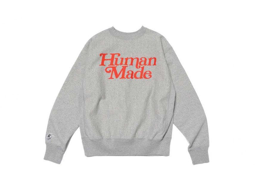 Human Made x Girls Don't Cry Crew Neck Sweatshirt, Men's Fashion