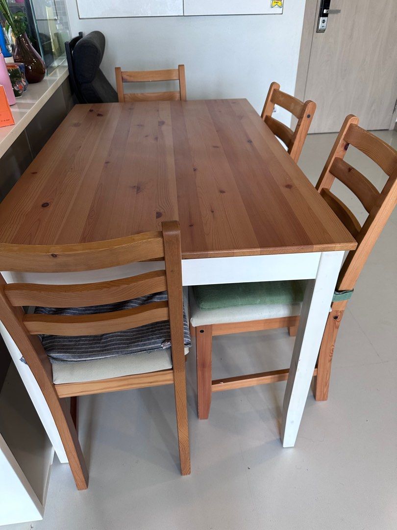 IKEA Dining Table Set, Furniture & Home Living, Furniture, Tables
