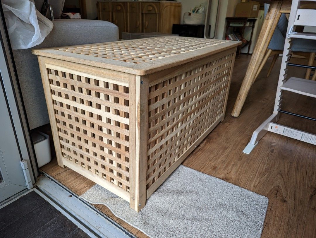 IKEA HOL Storage Table (Solid Wood), Furniture & Home Living, Furniture