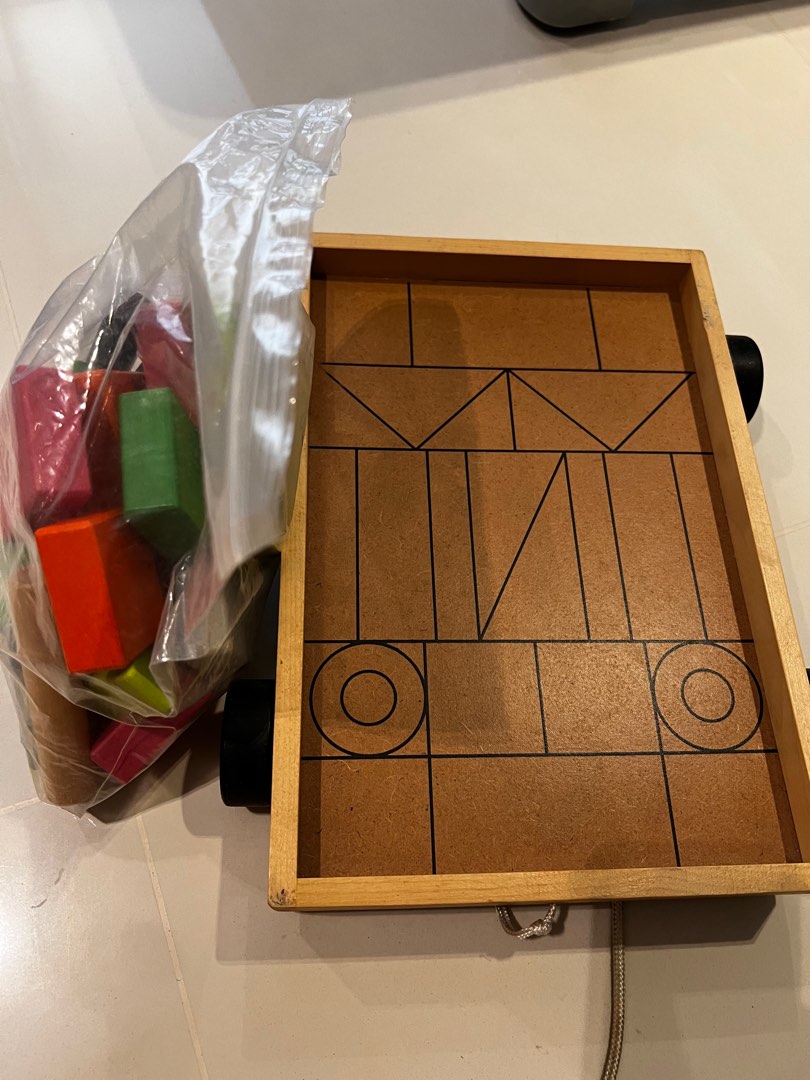 Ikea shape blocks, Hobbies & Toys, Toys & Games on Carousell