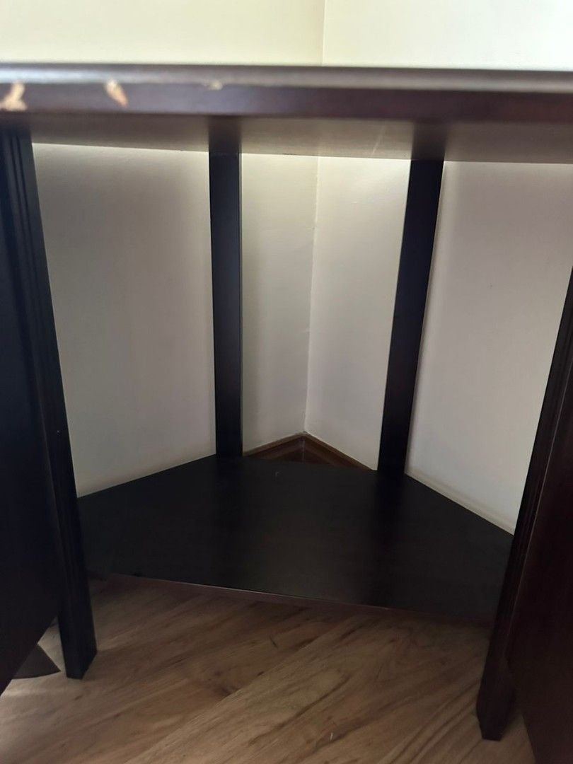 IKEA study table corner, Furniture & Home Living, Furniture, Tables & Sets on Carousell