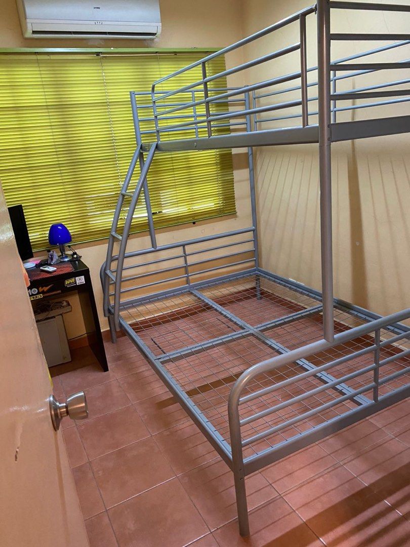 IKEA TROMSO bunk bed frame, Furniture & Home Living, Furniture, Bed