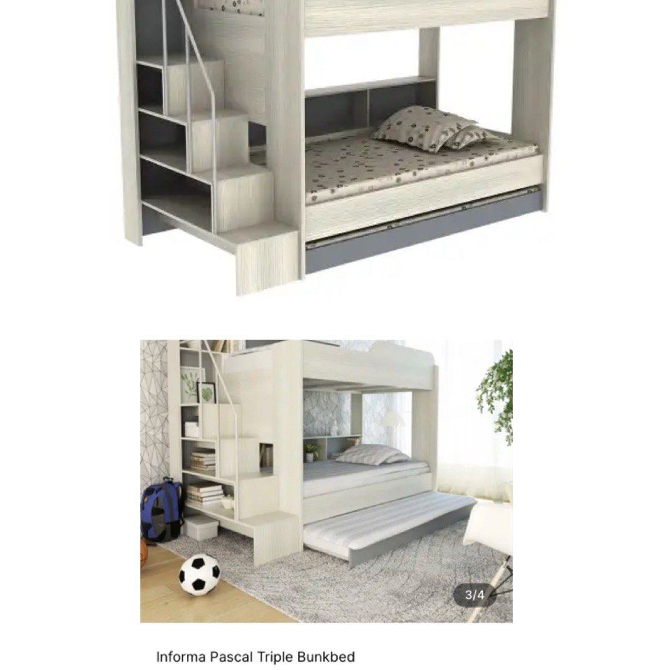 INFORMA Triple Bunk Bed