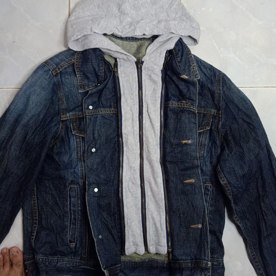 Jaket cheap denim branded