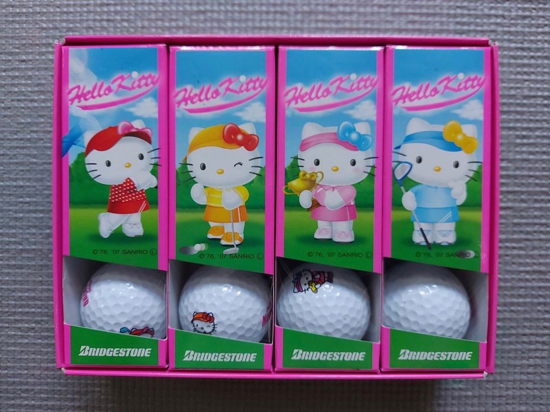 [Japan Exclusive] Set of 12 Bridgestone Hello Kitty Golf Balls, Sports