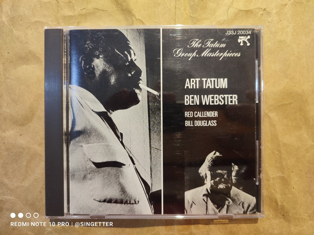 Jazz爵士音樂CD ( BEN WEBSTER ), 興趣及遊戲, 音樂、樂器& 配件, 音樂