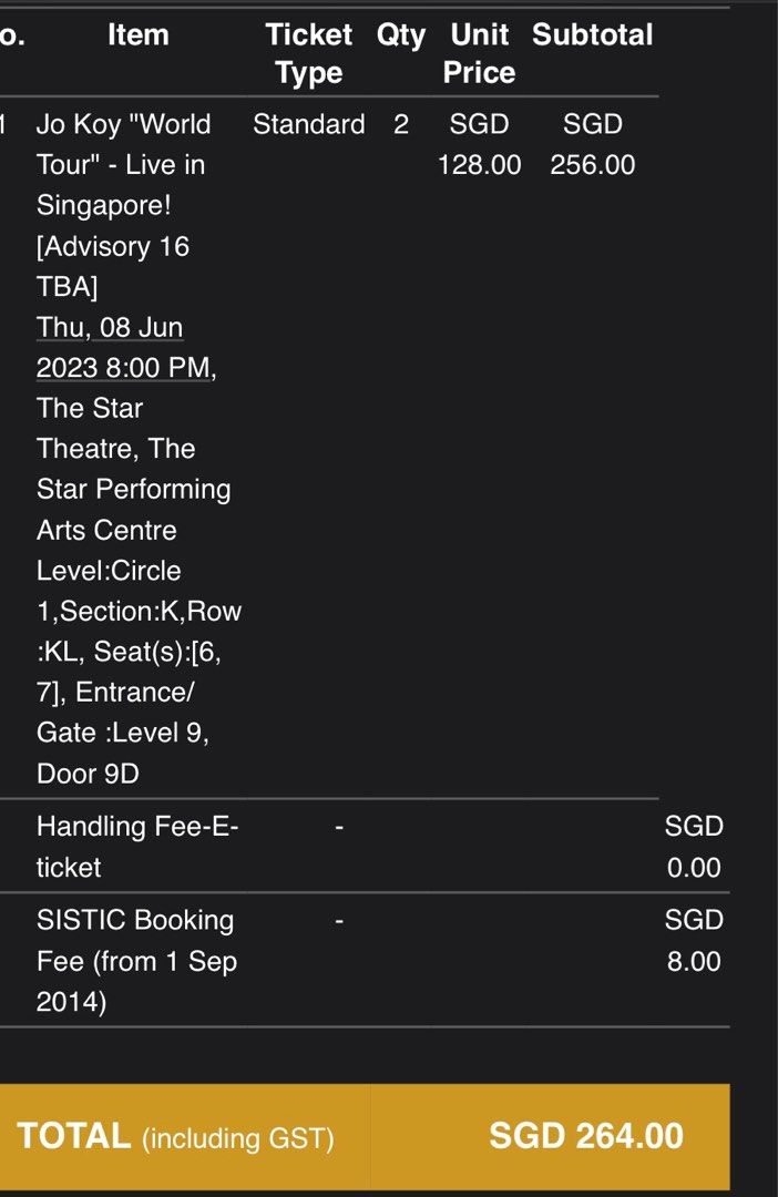 Jo Koy Tickets, Tickets & Vouchers, Event Tickets on Carousell