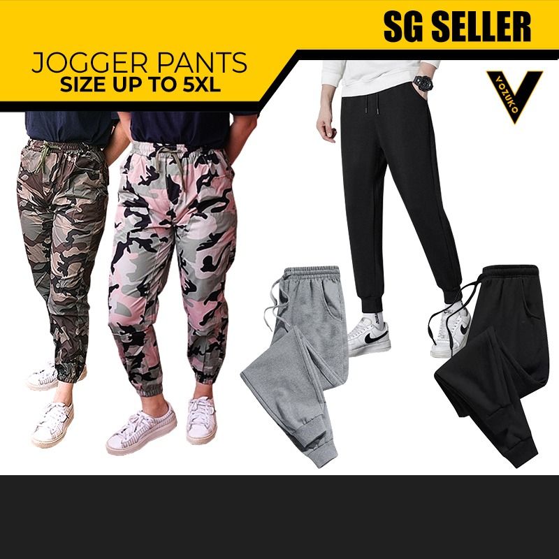 Mens 5xl jogging bottoms on sale