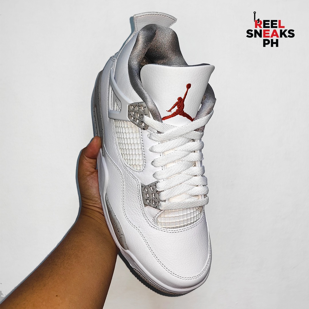 jordans retro 4 white oreo