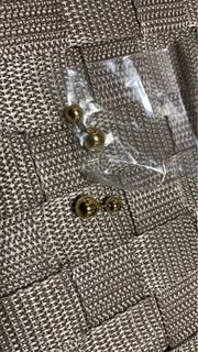 K18 Japan Gold Dior Earrings 7mm & 5mm