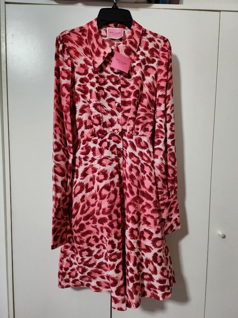 Kate Spade Trouserhera Long Sleeve Shirt Dress Women s Fashion