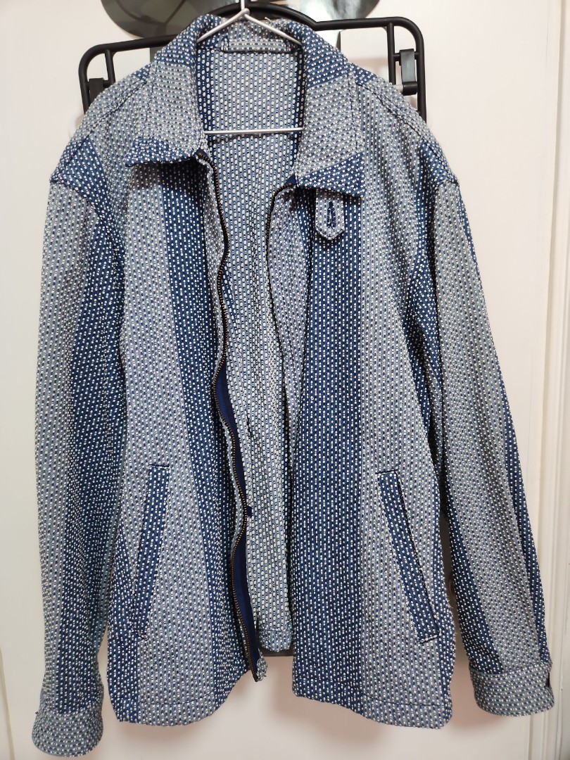 Kuon sashiko jacket, 男裝, 外套及戶外衣服- Carousell