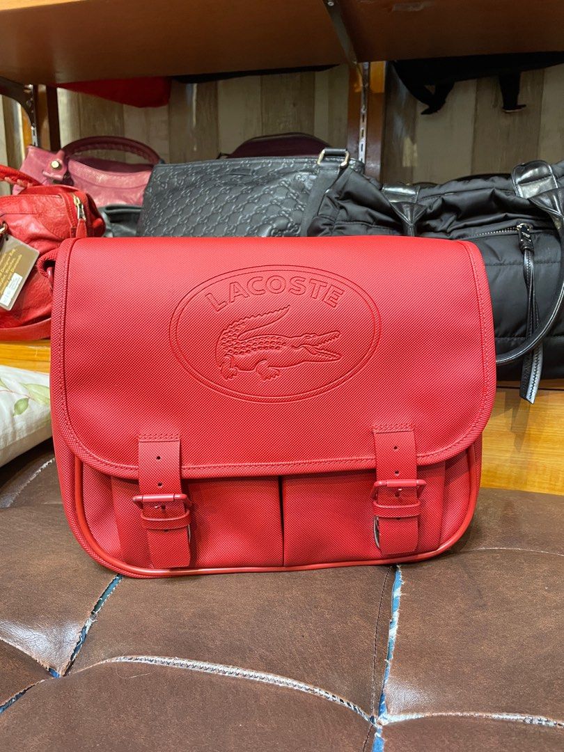 Lacoste messenger bag sale