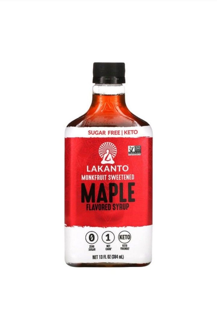 Lakanto, Monkfruit Sweetened Maple Flavored Syrup, Sugar Free 13 fl oz