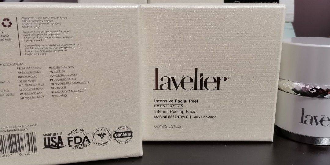 Lavelier Instant wrinkle corrector, lavelier facial peel, Black truffle