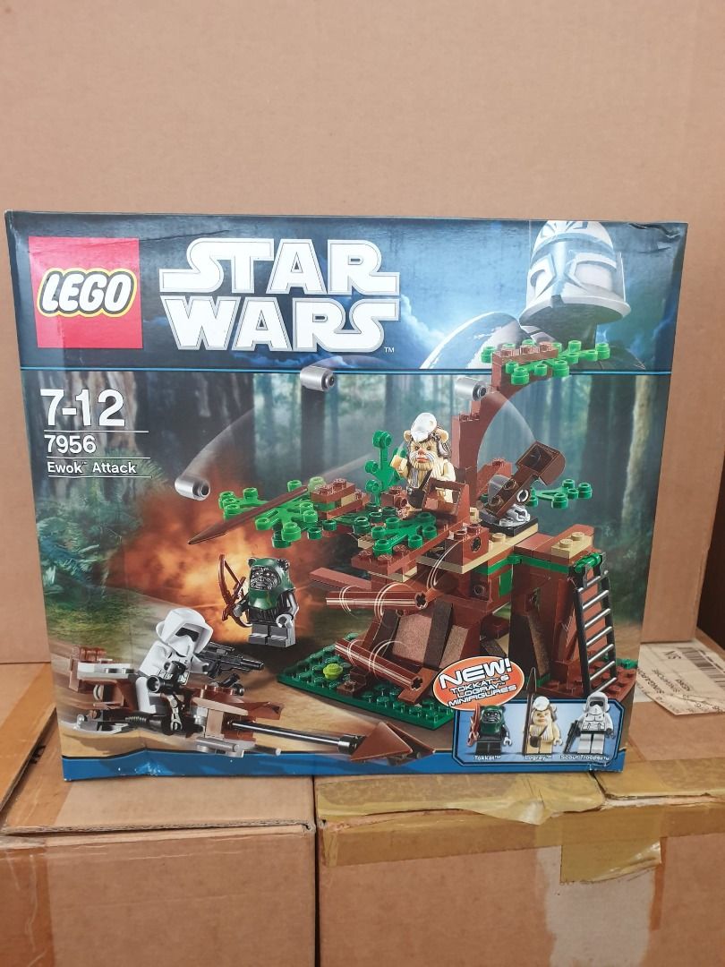 Lego 7956 Star Wars Ewok Attack Hobbies Toys Toys Games on