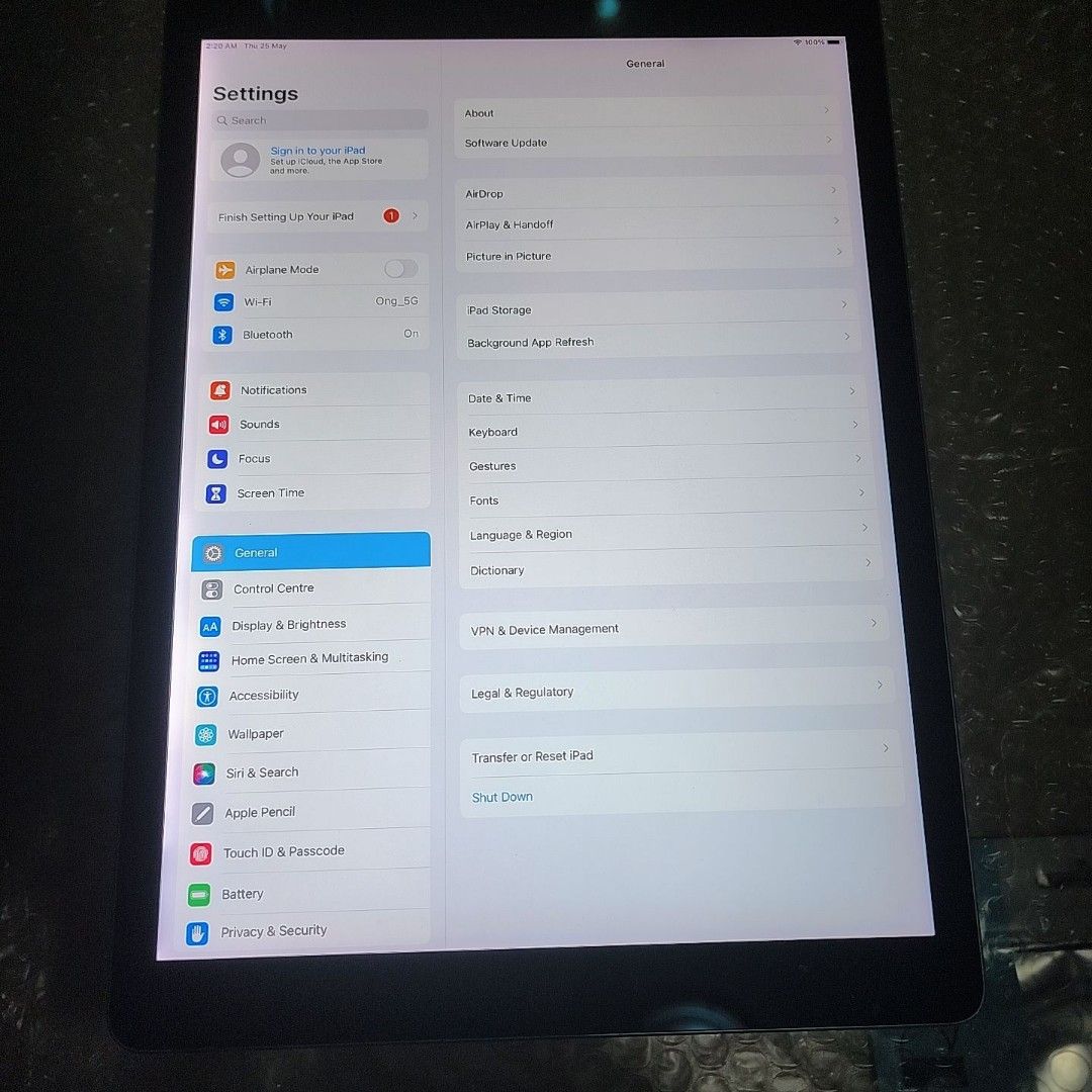 (Like New) Apple Ipad Pro 12.9 (2rd Gen) 64Gb Space Grey Wifi Only