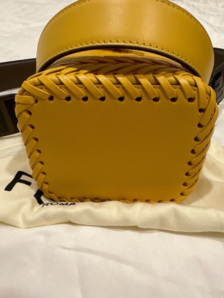 Like new authentic Fendi yellow bag