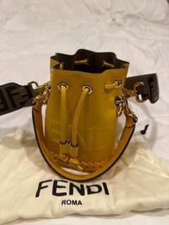 Like new authentic Fendi yellow bag