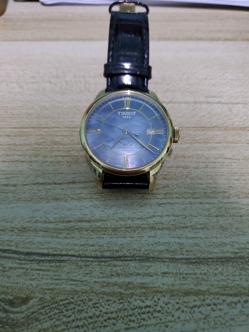 Like New Tissot Le Locle Black Mother of Pearl