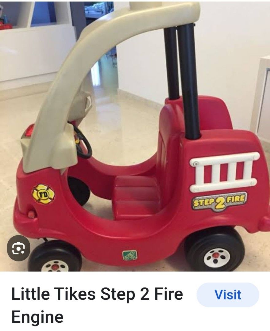 Little Tikes Step 2 Fire Engine, Bayi & Anak, Mainan & Baby Walker di