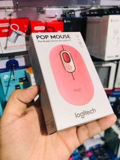 Logitech POP MOUSE Bluetooth Multi-Device Heartbreaker Rose