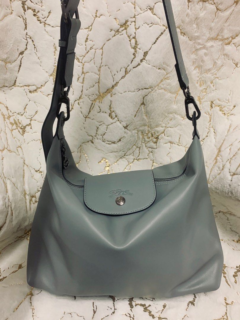 Longchamp leather hobo cheap