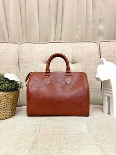 Used Louis Vuitton Speedy 25 Epi Orn/Leather/Orn Bag