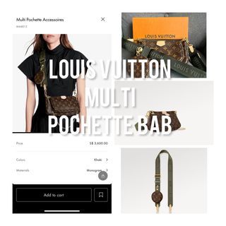 LV multi pochette new wave black full set Receipt Aug 2020 Bnib, Luxury,  Bags & Wallets on Carousell