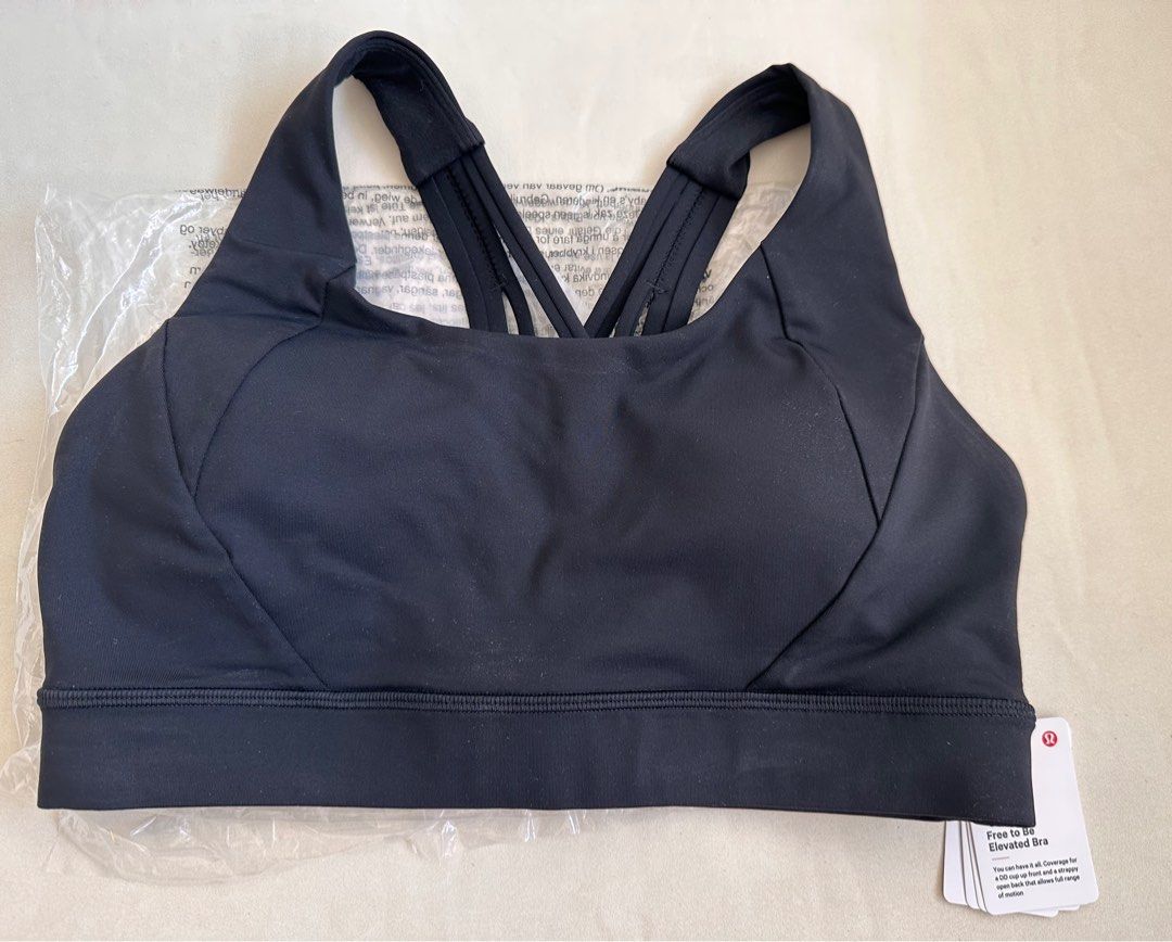 Authentic Lululemon Energy Sports Bra High Support B–DDD Cups true navy,  Women's Fashion, Activewear on Carousell