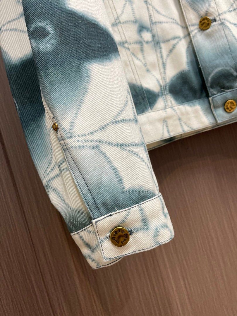 Monogram Shibori Printed Denim Jacket - Ready to Wear, LOUIS VUITTON in  2023