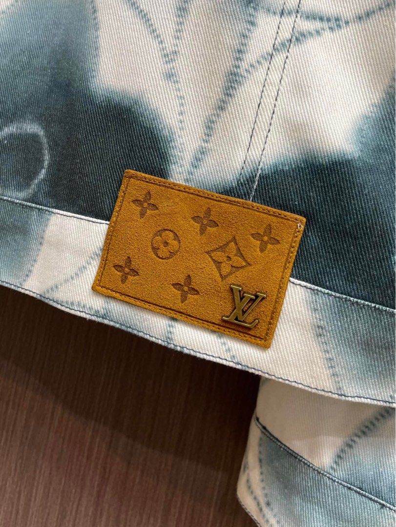 Louis Vuitton Monogram Shibori Printed Denim Jacket