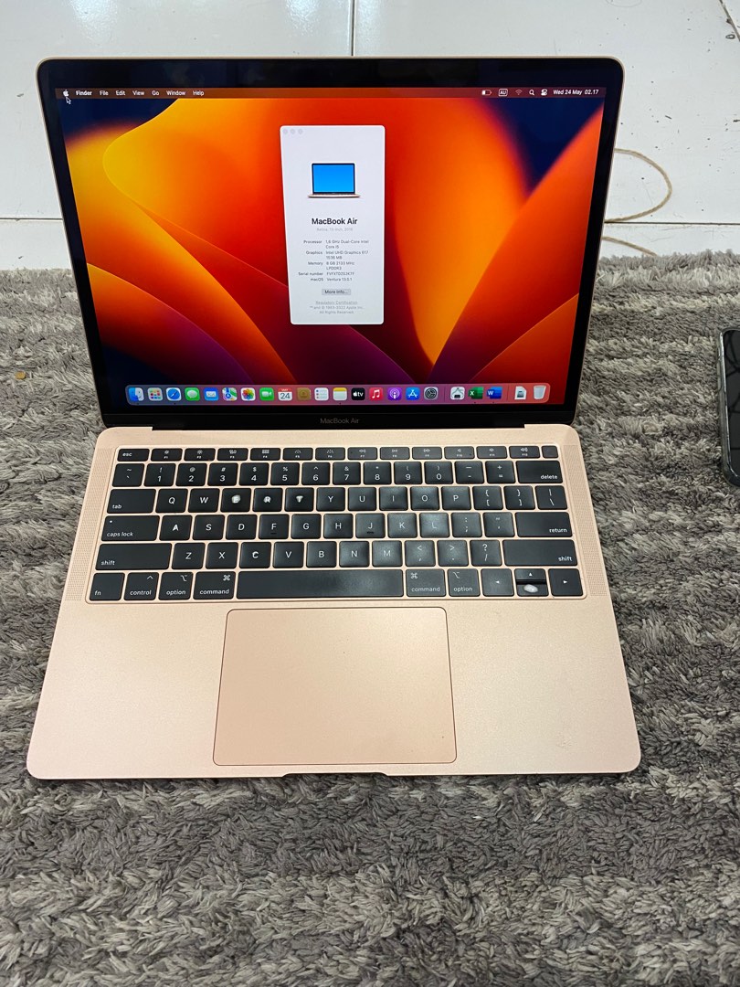 Macbook Air 2018 8/256GB (13inch) i5 RoseGold on Carousell