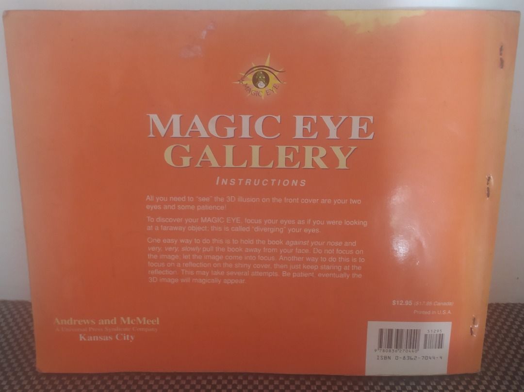 MAGIC EYE GALLERY A SHOWING OF 88 IMAGES 3D ILLUSIONS/ GALERI MATA