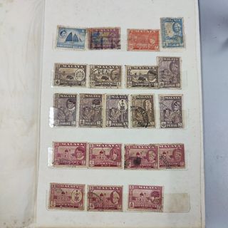 Malaya/Malaysia/Sarawak stamps collection